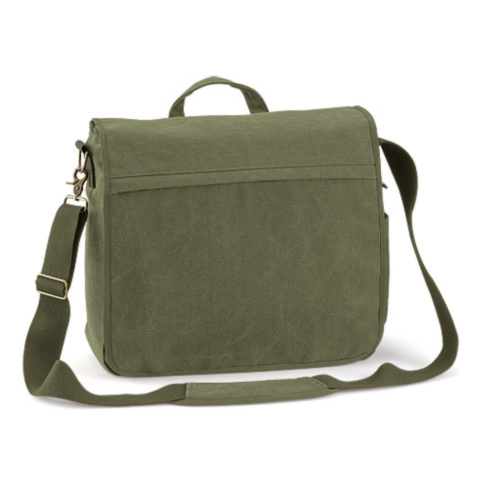 Quadra QD665 Canvas Laptop Messenger Bag