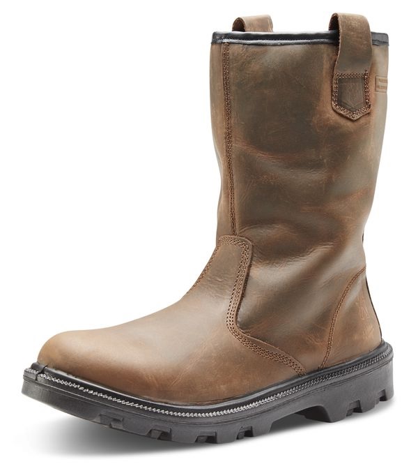 Cofra Baranof Brown Leather Rigger Thinsulate Toecap Midsole Safety Work Boots 