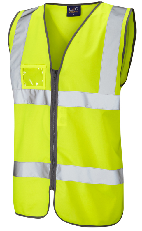 yellow high vis jacket
