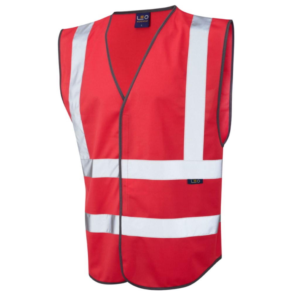 Leo W05 High Visibility Coloured Vest In Thirteen Colours