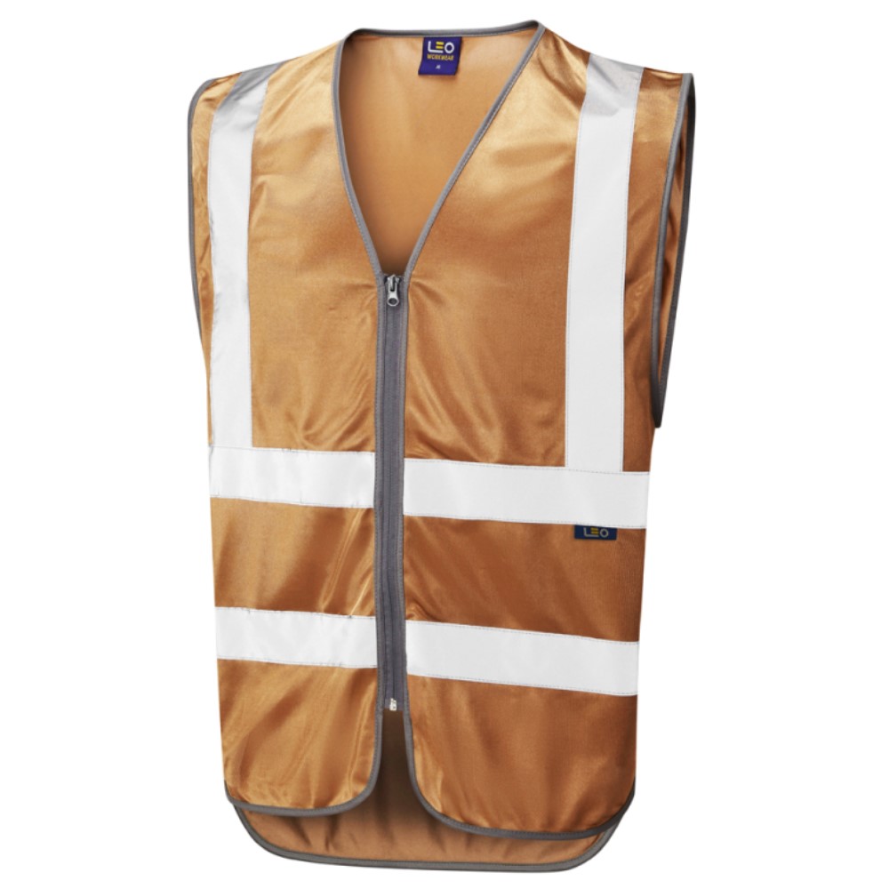 Bronze Leo Commodore Reflective Waistcoat