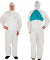 3M 4520 White/Green Type 5/6 Disposable Coverall