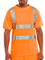 High Visibility Orange T-Shirt ENISO 20471