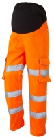 Leo Hi Visibility Verity Maternity Orange Ladies Cargo Trouser