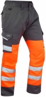 High Visibility Orange & Grey Superior Cargo Trousers ENISO 20471