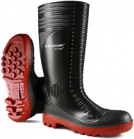 Dunlop Ribbed Construction Safety Wellington Boots