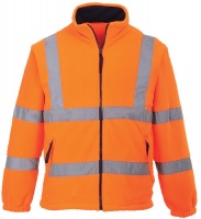 High Visibility Portwest F300 Orange Fleece Jacket