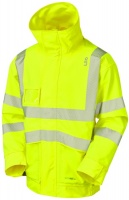 High Visibility J05 Breathable Superior Yellow Waterproof Bomber Jacket ENISO20471
