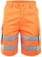 High Visibility Beeswift Orange Railspec Shorts EN ISO 20471 & RIS-3279-TOM