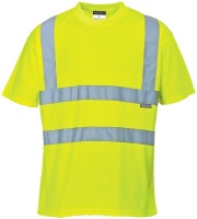 Portwest Breathable High Visibility Yellow T-Shirt ENISO 20471