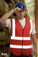 High Visibility Coloured Vest In Thirteen Exciting Colours!