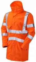 High Visibility Orange Breathable Leo Clovelly Interactive Jacket