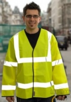 High Visibility Lightweight Yellow  Jacket
