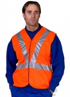 High Visibility Rail Spec Orange Vest GO/RT 3279