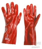 Red 14'' PVC Gauntlet