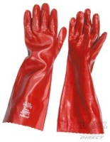 Red 18'' PVC Gauntlet